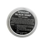 African Black Soap in Container
