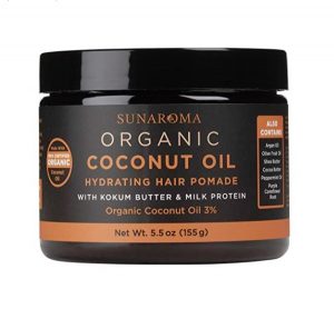 Sunaroma Organic Coconut Oil Hair Pomade