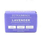 Sunaroma Soap Bar Lavender With Shea + Vitamin-E Oil 8 Ounce