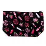 Printed Cosmetic or Makeup Bags with Zipper Closures