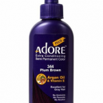 Adore Plus Semi Permanent Hair Color 344 Plum Brown 3.4 oz