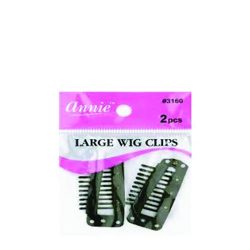 Annie 3160 Wig Clip Blk Lg