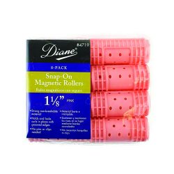 Diane 4719 Snap-On Magnetic Rollers Pink