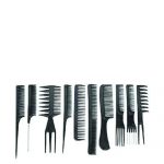 Diane 7901 Assort Comb Kit-Blk 10Pk