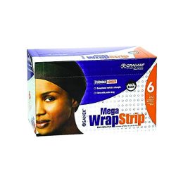 Graham Mega Wrapstrip-Blk 6Pk/Cs