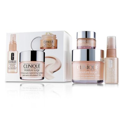 Moisture Surge Set: Moisture Surge 72-Hr 125ml+ All About Eyes 15ml + Moisture Surge Face Spray Thir  --3pcs - CLINIQUE by Clinique