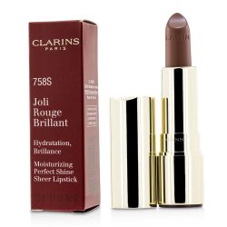 Joli Rouge Brillant (Moisturizing Perfect Shine Sheer Lipstick) - # 758S Sandy Pink  --3.5g/0.1oz - Clarins by Clarins