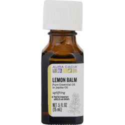 LEMON BALM IN JOJOBA OIL 0.5 OZ - ESSENTIAL OILS AURA CACIA by Aura Cacia