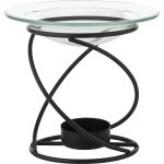 AROMATHERAPHY BLACK SPIRAL CANDLE LAMP - ESSENTIAL OILS AURA CACIA by Aura Cacia