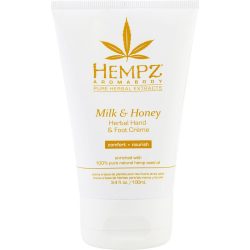AROMABODY MILK & HONEY HERBAL HAND & FOOT CREME 3.4 OZ - HEMPZ by Hempz