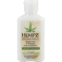 FRESH FUSIONS SUGARCANE & PAPAYA HERBAL BODY MOISTURIZER 2.25 OZ - HEMPZ by Hempz