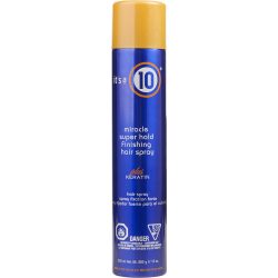 MIRACLE SUPER HOLD FINISHING SPRAY PLUS KERATIN 10 OZ - ITS A 10 by It's a 10