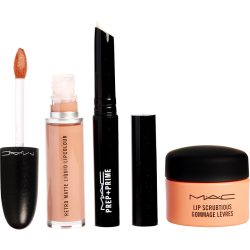 Lip Kit Neutral Travel: Lip Scrubtious + Prep+Prime Lip + Retro Matte Liquid Lipcolour -Neutral -- - MAC by Make-Up Artist Cosmetics