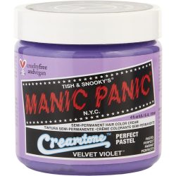 CREAMTONE PERFECT PASTEL SEMI-PERMANENT HAIR COLOR CREAM - # VELVET VIOLET 4 OZ - MANIC PANIC by Manic Panic