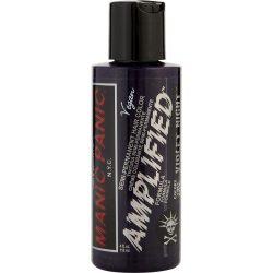 AMPLIFIED FORMULA SEMI-PERMANENT HAIR COLOR - # VIOLET NIGHT 4 OZ - MANIC PANIC by Manic Panic