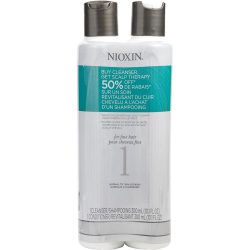 2 PIECE SYSTEM 1 DUO WITH CLEANSER 10.1 OZ & SCALP THERAPY CONDITIONER 10.1 OZ - NIOXIN by Nioxin