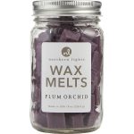 SIMMERING FRAGRANCE CHIPS - 8 OZ JAR CONTAINING 100 MELTS - PLUM ORCHID SCENTED by