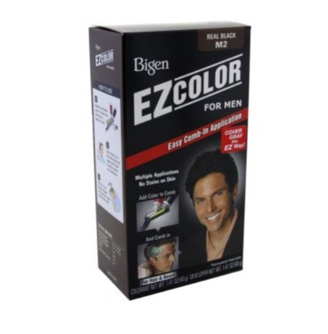 Bigen EZ Hair & Beard Color For Men - Real Black 1