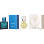 2 Piece Unisex Variety With Versace Eros Pour Femme & Versace Eros Pour Homme And Both Are Edt Spray 1 Oz - Versace Variety By Gianni Versace