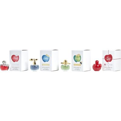 4 Piece Mini Varity With Nina & Nina Bella & Nina Luna & Nina Rouge And All Are 0.14 Oz Minis - Nina Ricci Variety By Nina Ricci
