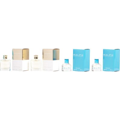 4 Piece Womens Variety With Ralph Edt 0.25 Oz X 2 & Woman Eau De Parfum 0.23 Oz X 2 - Ralph Lauren Variety By Ralph Lauren