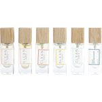 6 Piece Variety With Rain & Warm Cotton & Citron Fig & Sel Santal & Blonde Rose & Sueded Oud And All Are 0.17 Oz Mini - Clean Variety By Dlish