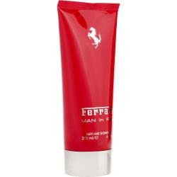 Bath & Shower Gel 6.7 Oz - Ferrari Man In Red By Ferrari