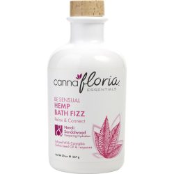 Be Sensual Hemp Bath Fizz 20 Oz Blend Of Neroli & Sandalwood - Cannafloria By Cannafloria