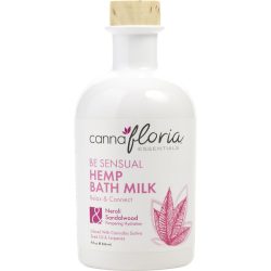 Be Sensual Hemp Bath Milk 9 Oz Blend Of Neroli & Sandalwood - Cannafloria By Cannafloria