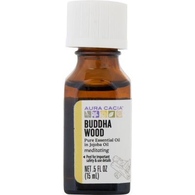 Buddha Wood In Jojoba Oil 0.5 Oz - Essential Oils Aura Cacia By Aura Cacia