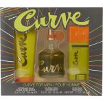 Cologne Spray 2.5 Oz & Aftershave Balm 3.4 Oz & Deodorant Stick 1.7 Oz - Curve By Liz Claiborne
