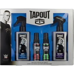 Defy Body Spray 8 Oz & Victory Body Spray 8 Oz & Fuel Body Spray 1.5 Oz & Focus Body Spray 1.5 Oz - Tapout Variety By Tapout