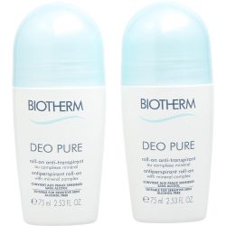 Deo Pure Antiperspirant Roll-On Duo Set --2X75 Ml - Biotherm By Biotherm