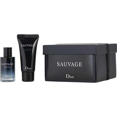 Eau De Parfum 0.34 Oz Mini & Shower Gel 0.67 Oz - Dior Sauvage By Christian Dior