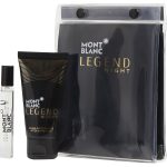 Eau De Parfum Spray 0.25 Oz & Aftershave Balm 1.7 Oz - Mont Blanc Legend Night By Mont Blanc