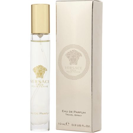 Eau De Parfum Spray 0.34 Oz Mini - Versace Eros Pour Femme By Gianni Versace