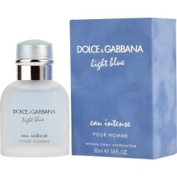 Eau De Parfum Spray 1.6 Oz - D & G Light Blue Eau Intense By Dolce & Gabbana