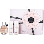 Eau De Parfum Spray 1.7 Oz & Body Lotion 1.7 Oz & Shower Gel 1.7 Oz - Flowerbomb By Viktor & Rolf