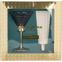 Eau De Parfum Spray 2.7 Oz & Body Lotion 2.7 Oz - Pepe Jeans Celebrate By Pepe Jeans London