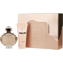 Eau De Parfum Spray 2.7 Oz & Body Lotion 3.4 Oz - Paco Rabanne Olympea By Paco Rabanne