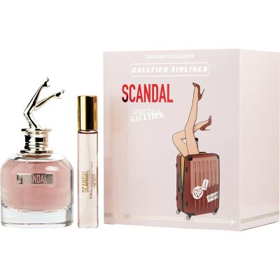 Eau De Parfum Spray 2.7 Oz & Eau De Parfum Spray 0.67 Oz (Travel Offer) (Packaging May Vary) - Jean Paul Gaultier Scandal By Jean Paul Gaultier