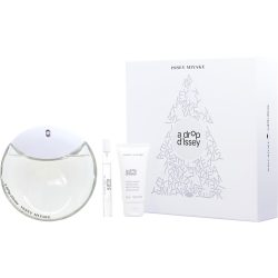 Eau De Parfum Spray 3 Oz & Hand Cream 1.7 Oz & Eau De Parfum 0.33 Oz Mini - A Drop D'Issey By Issey Miyake