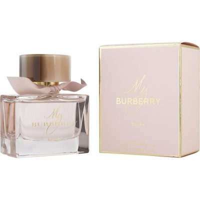 Eau De Parfum Spray 3 Oz (New Packaging) - My Burberry Blush By Burberry