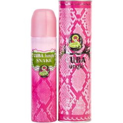 Eau De Parfum Spray 3.3 Oz - Cuba Jungle Snake By Cuba