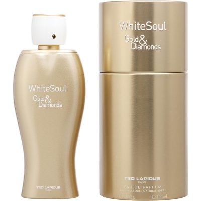 Eau De Parfum Spray 3.3 Oz - White Soul Gold & Diamonds By Ted Lapidus