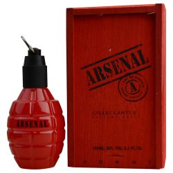 Eau De Parfum Spray 3.4 Oz - Arsenal Red New By Gilles Cantuel