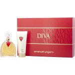 Eau De Parfum Spray 3.4 Oz & Body Lotion 3.4 Oz - Diva By Ungaro