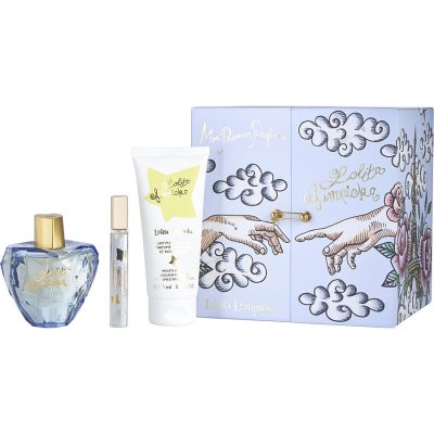 Eau De Parfum Spray 3.4 Oz & Body Lotion 3.4 Oz & Eau De Parfum Spray 0.25 Oz Mini - Lolita Lempicka By Lolita Lempicka