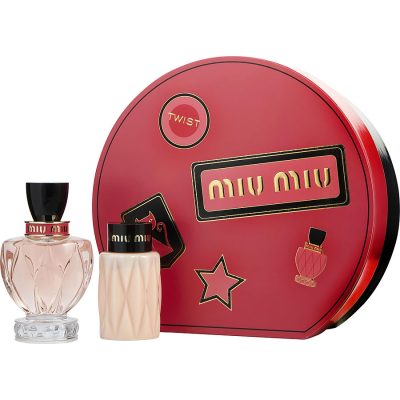 Eau De Parfum Spray 3.4 Oz & Body Lotion 3.4 Oz - Miu Miu Twist By Miu Miu