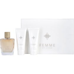 Eau De Parfum Spray 3.4 Oz & Body Lotion 3.4 Oz & Shower Gel 3.4 Oz - Usher Femme By Usher